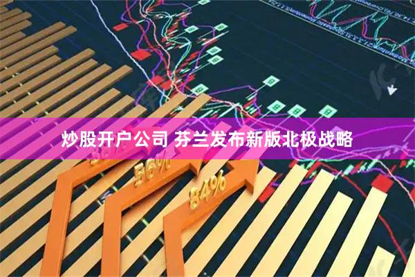 炒股开户公司 芬兰发布新版北极战略